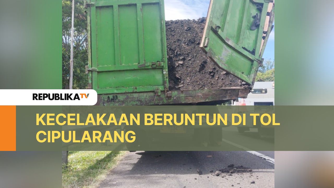 Kecelakaan beruntun di Tol Cipularang KM 97 arah Bandung.