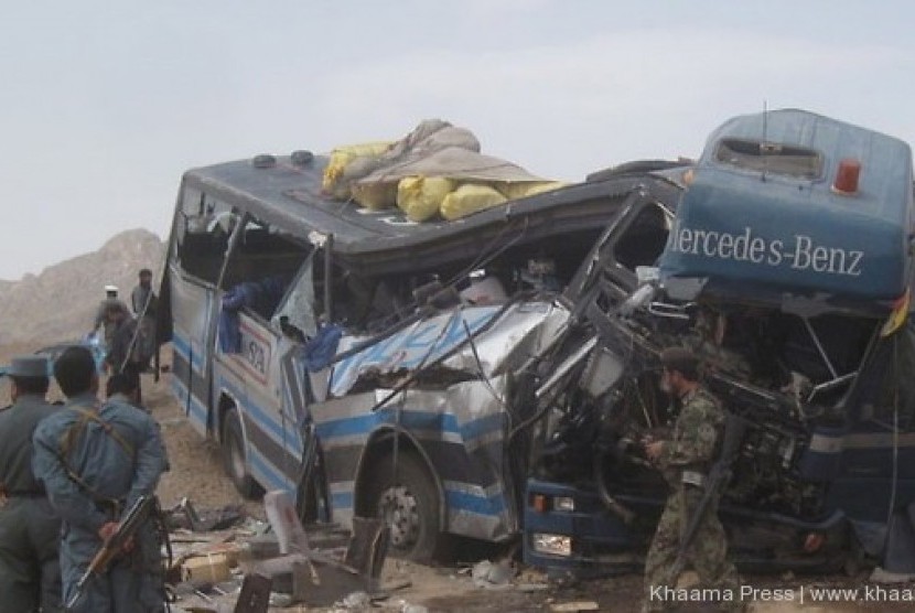 Kecelakaan bus di Afghanistan (ilustrasi)