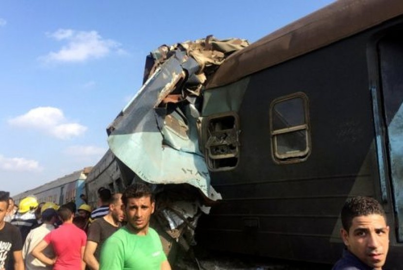 Kecelakaan kereta di Mesir 