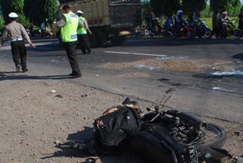 Kecelakaan lalu lintas naik selama Oktober dan November di Aceh. Foto kecelakaan (ilustrasi)