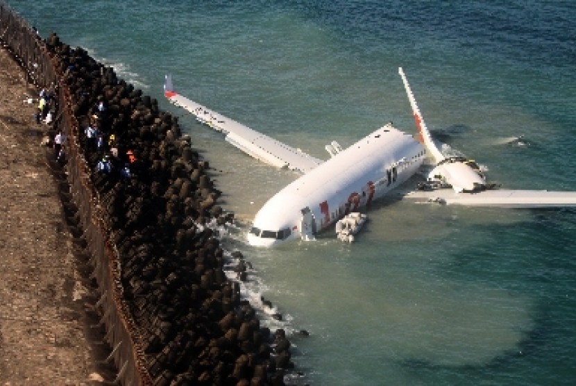 Kecelakaan pesawat (ilustrasi)