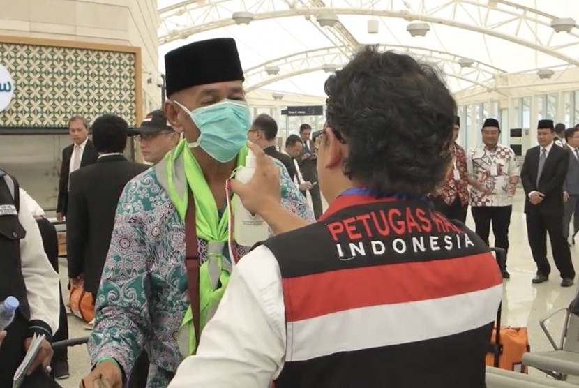 Kedatangan calon jamaah haji Indonesia di Madinah