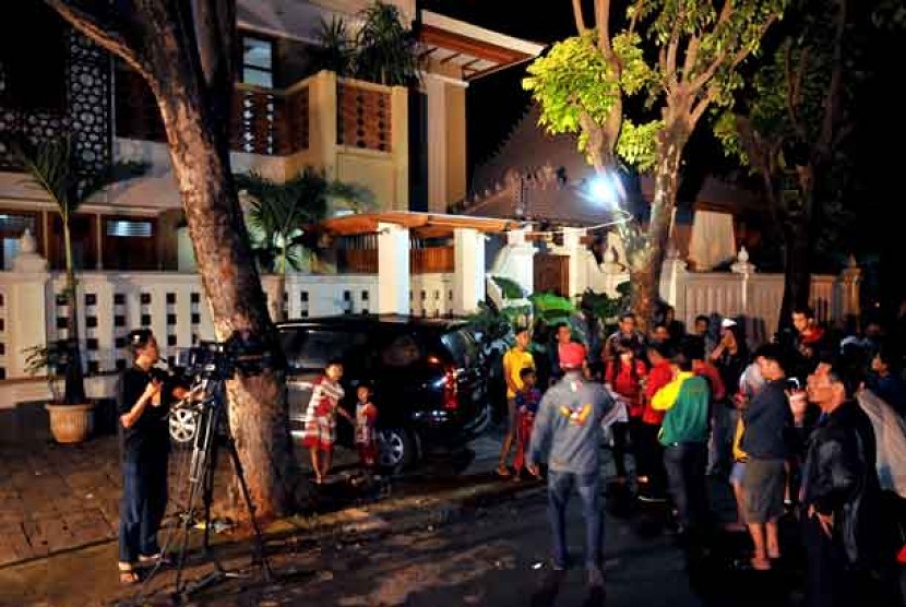 Kediaman Anas Urbaningrum, di Kawasan Duren Sawit, Jakarta Timur.