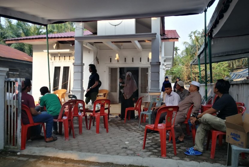 Kediaman Hj Rohana, ibunda Ustaz Somad di Kampung Silau Laut, Kabupaten Asahan, Sumatra Utara.