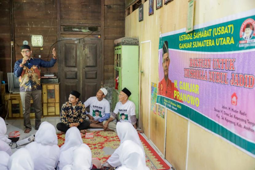 Kegiatan di Musala Nurul Jadid di Jalan H. Husin Kadir, Dusun VI, Desa Sei Kepayang Tengah, Kecamatan Sei Kepayang, Kabupaten Asahan, Sumatra Utara. 