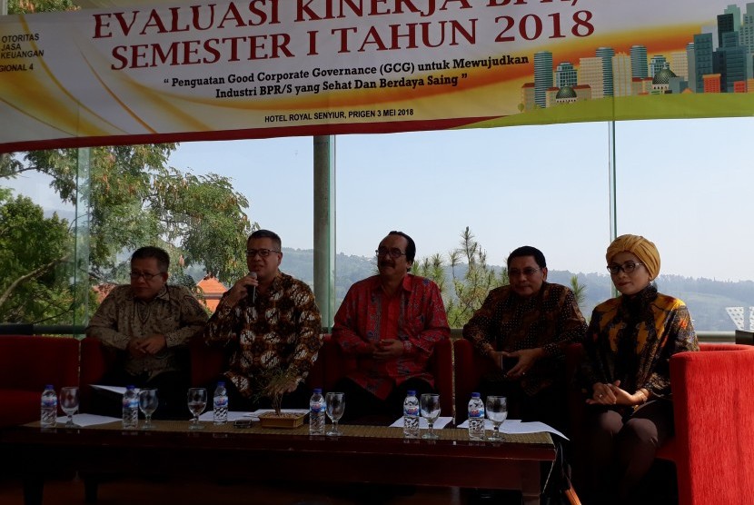 Kegiatan Evaluasi Kinerja BPR dan BPRS Triwulan I tahun 2018.