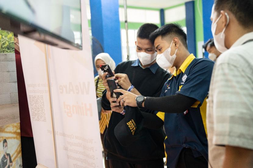 Kegiatan Global Job Fair yang digelar di Balai Besar Pelatihan Vokasi dan Produktivitas (BBPVP) Kementerian Tenaga Kerja di Bekasi, Jawa Barat, 8 September 2022 lalu.