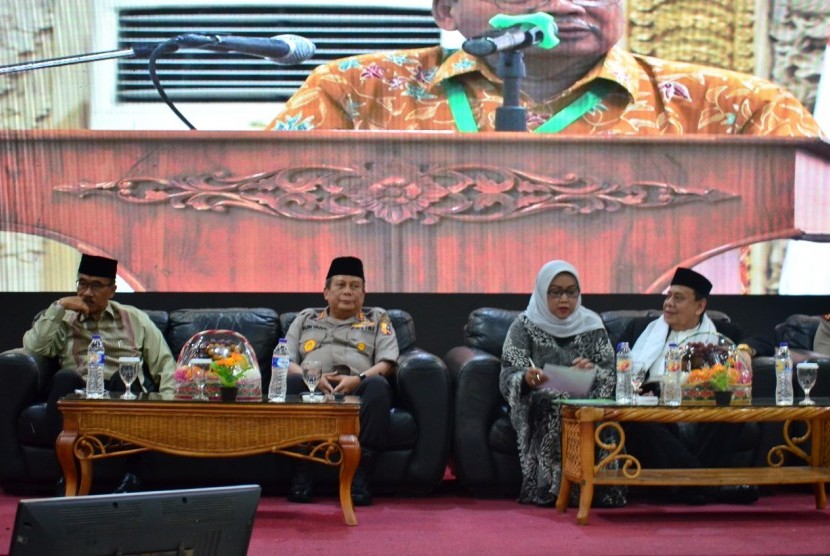 kegiatan Halaqoh Ulama dan Pimpinan Pondok Pesantren se-Jawa Barat di Hotel Seruni Cisarua Bogor pada 27 Februari hingga 1 Maret 2019.