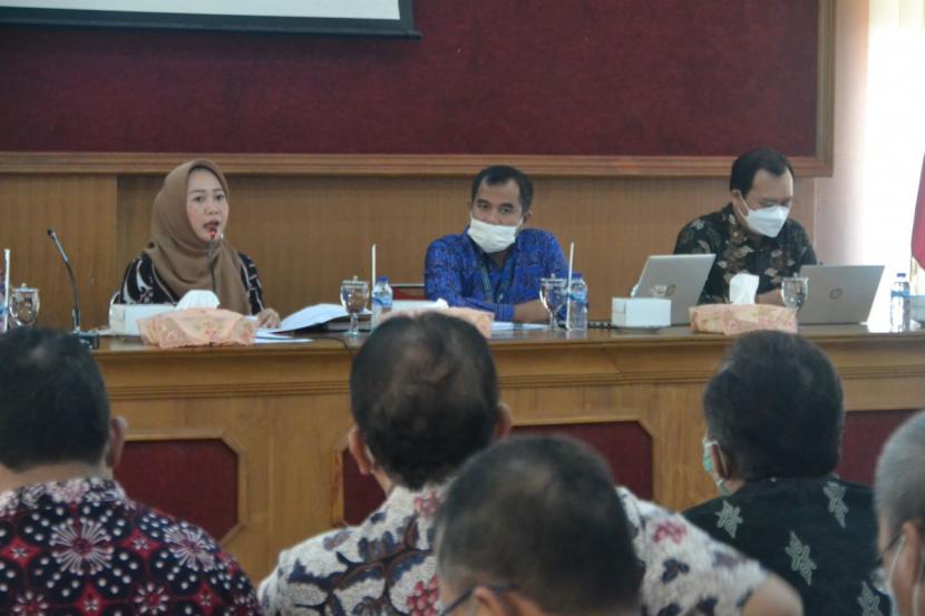 Kegiatan monitoring pencegahan korupsi di lingkungan Pemkab Purbalingga, Kamis (7/7/2022).