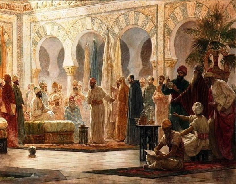 Yahudi Shabtai Zvi masuk Islam pada era Kesultanan Utsmani . Ilustrasi Kesultanan Utsmani