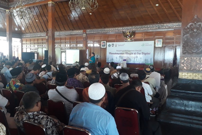 Kegiatan pelatihan manajemen masjid.