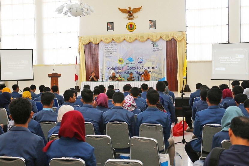 Kegiatan Pelindo III Goes to Campus di Universitas Mataram,