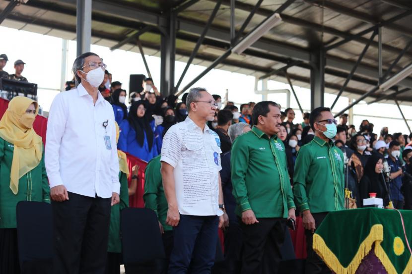 Kegiatan pembukaan ini dihadiri  Rektor UMJ, Dr. Ma'mun Murod, M.si bersama staf pimpinan fakultas, Kepala lembaga, Sekjen Ikatan Alumni, tamu undangan, dan seluruh sivitas  academika di lingkungan UMJ. Turut hadir juga Menteri Perdagangan RI Dr. (H.C.) H. Zulkifli Hasan S.E., M.M 