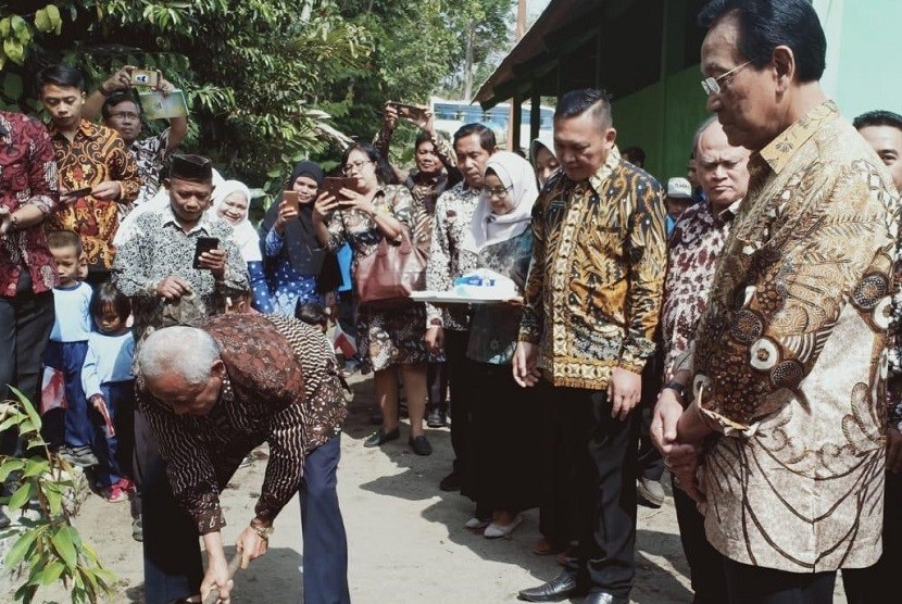 Kegiatan promosi produk hortikultura ramah lingkungan di Pendopo Kelompok Tani Ternak Nganggring, Girikerto, Turi, Sleman (26/9). 