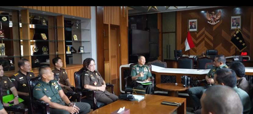 Kegiatan tim Jaksa Agung Muda Pidana Militer