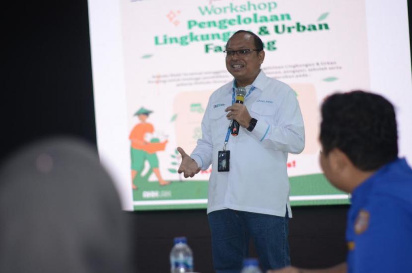 Kegiatan Workshop Pengelolaan Lingkungan & Urban Farming sebagai inovasi keberlanjutan untuk menggerakkan perubahan di tengah masyarakat dan juga dalam rangka upaya PT Pelindo Multi Terminal untuk mewujudkan komitmennya dalam pelestarian lingkungan di Medan Belawan.