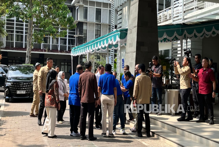  Kehadiran Jokowi dan Iriana Jokowi di acara reuni Fakultas Kehutanan Universitas Gadjah Mada (UGM), Yogyakarta, Sabtu (26/7/2025)