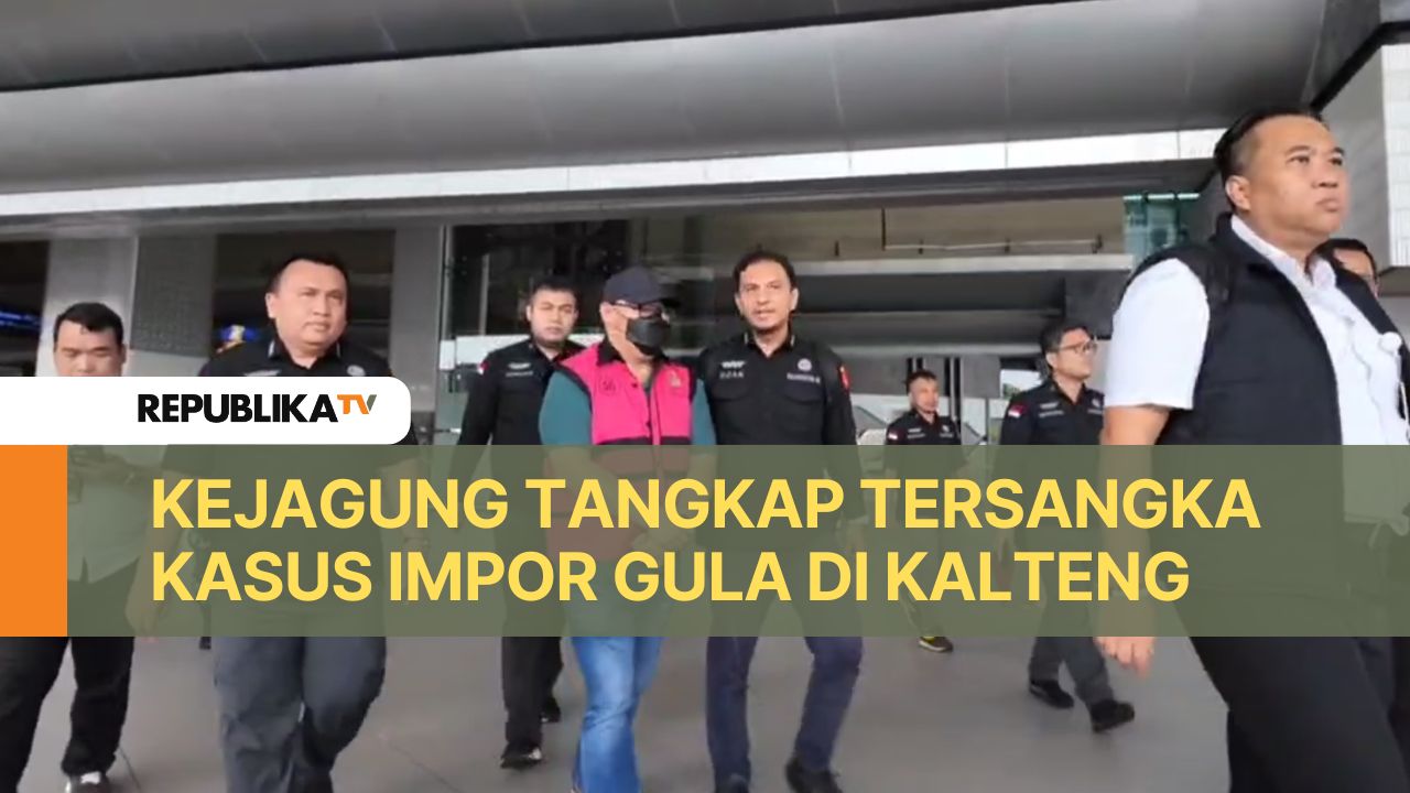 Kejagung menangkap HAT, salah seorang tersangka kasus impor gula di Kalteng