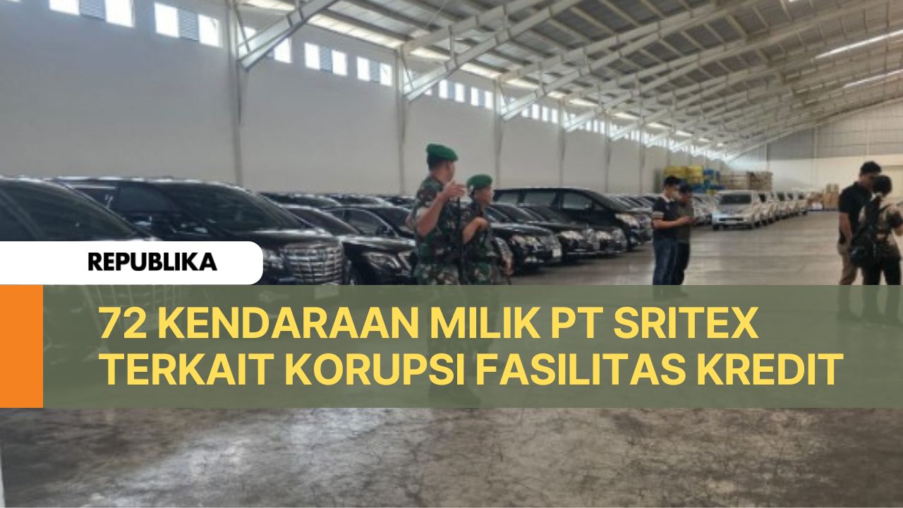 Kejagung Sita 72 Unit Mobil Milik Sritex