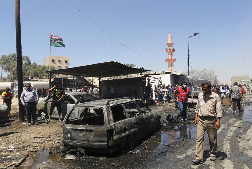 Kekerasan melanda Libya (ilustrasi)