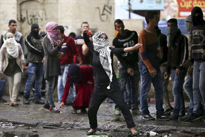 Kekerasan pecah di Tepi Barat antara warga Palestina dengan tentara Israel.