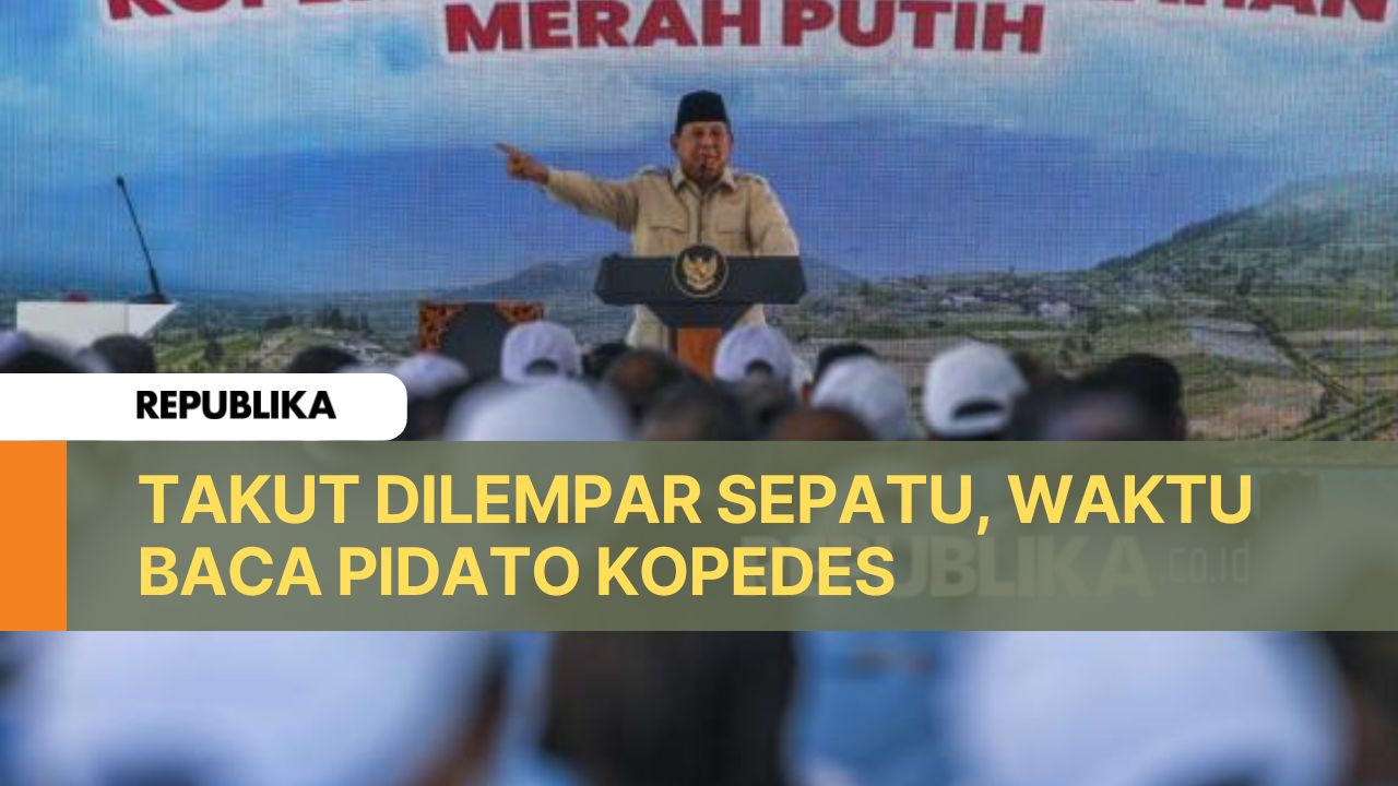 Kelakar Presiden Prabowo Saat Resmikan Koperasi Desa