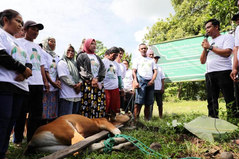 Kelompok Gerakan Panrannuangku (GP) Takalar akan Idul Adha 1444 H dengan menggelar pelatihan penyembelihan hewan kurban sesuai syariat Islam di Kelurahan Sabintang, Kecamatan Pattallassang, Kabupaten Takalar, Sulawesi Selatan 