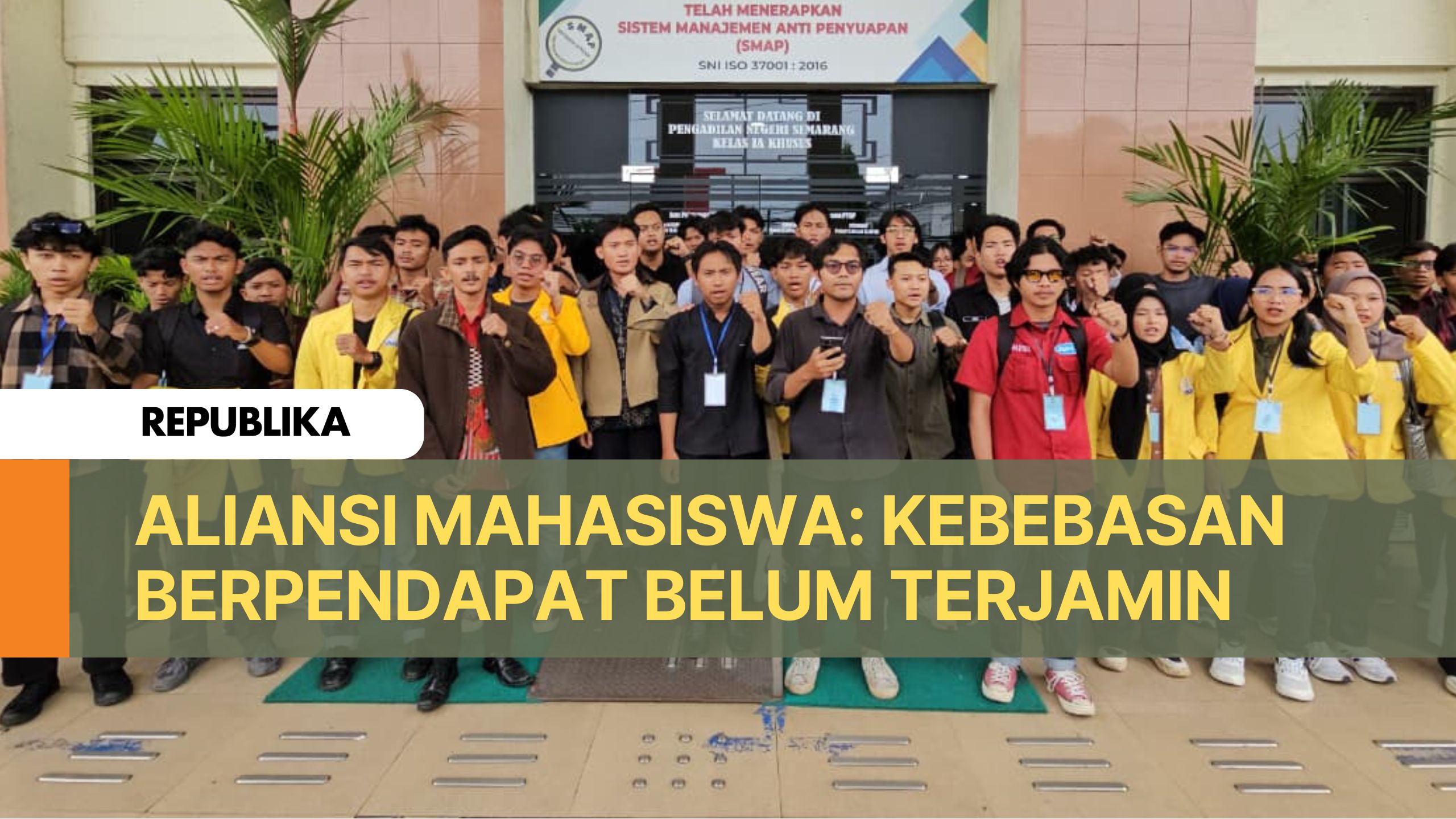 5 Mahasiswa Dipidana, Aliansi Mahasiswa: Kebebasan Berpendapat Belum Terjamin