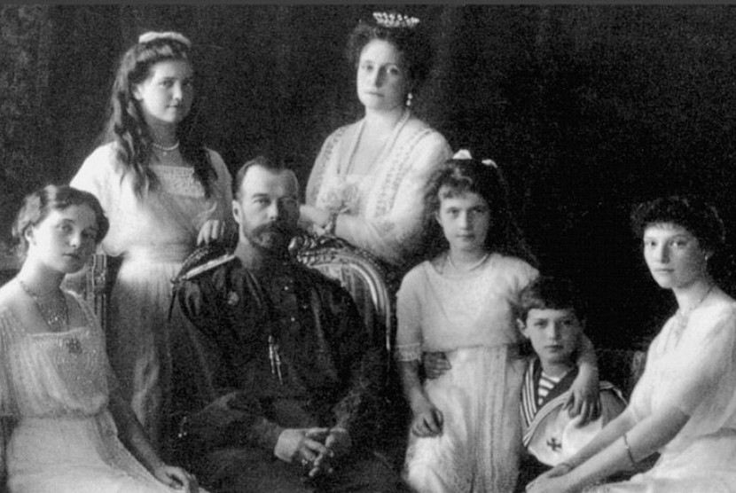 Keluarga kerajaan Romanov dari Dinasti Romanov Rusia. 