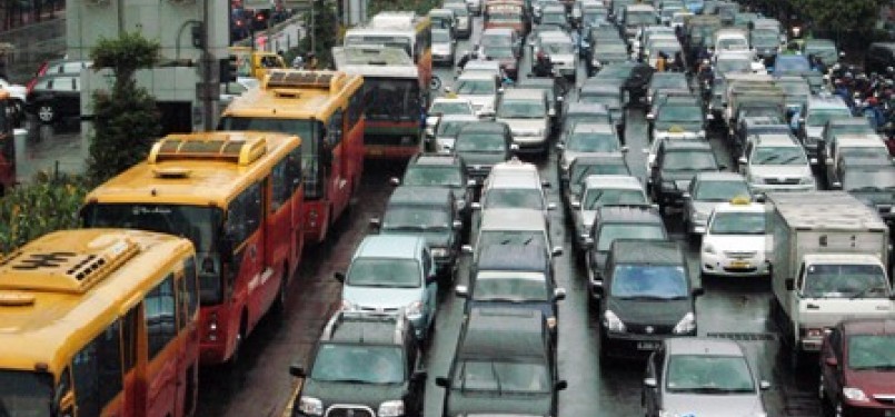 Kemacetan di Ibukota Jakarta