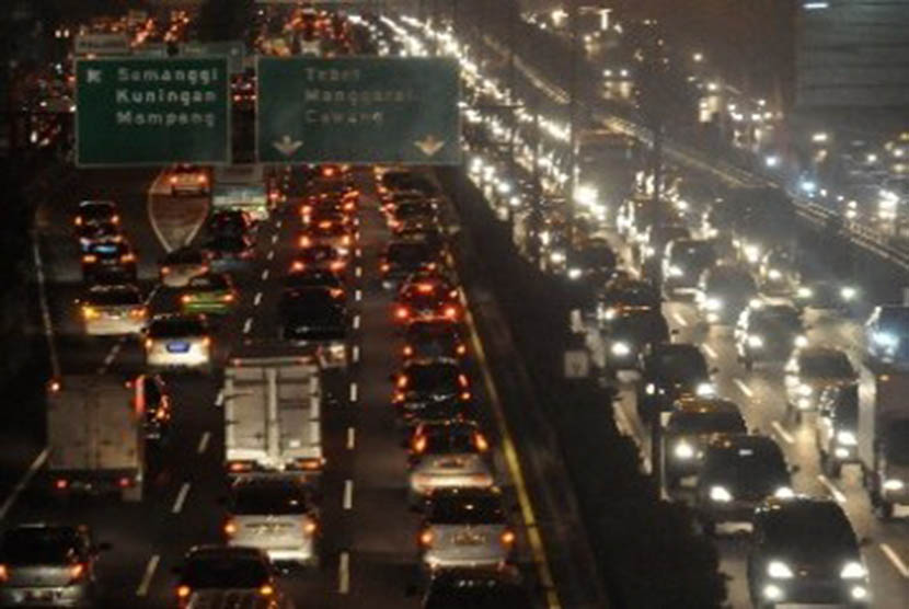 Kemacetan Ibukota Jakarta. 