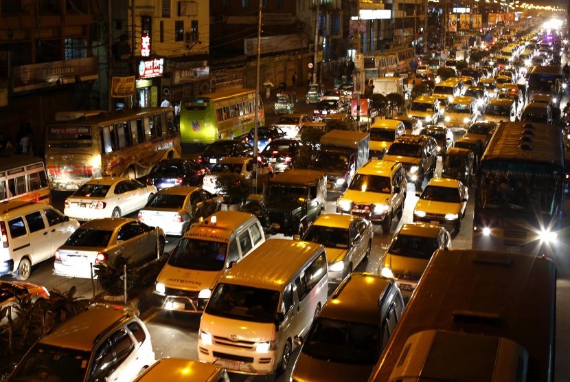 Kemacetan lalu lintas (ilustrasi)
