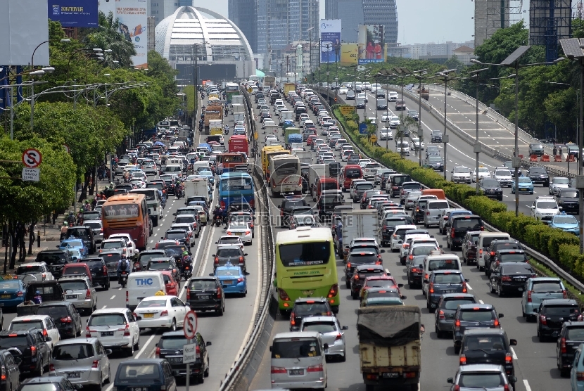 Tol di Jakarta macet (ilustrasi)