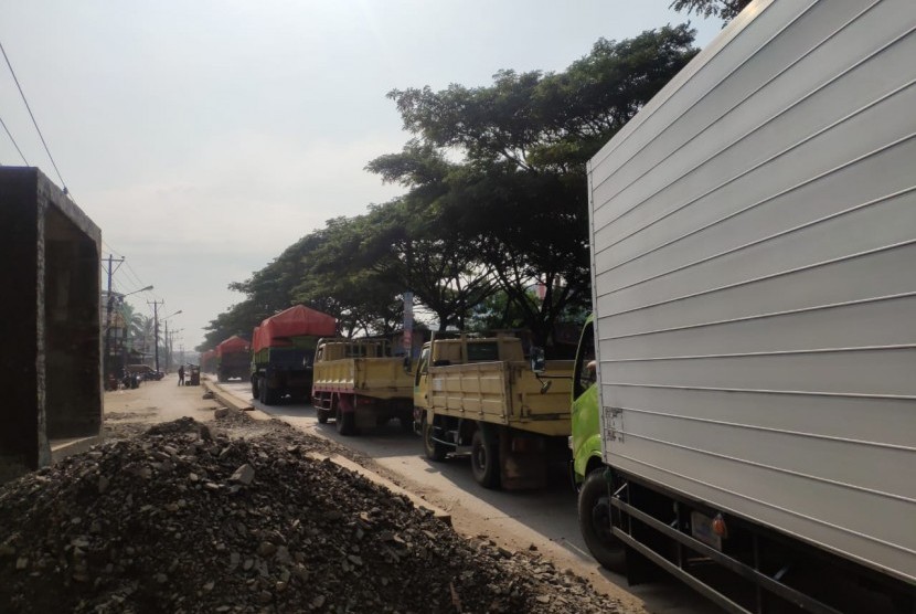 Kemacetan parah sekitar Bandara Soekarno Hatta