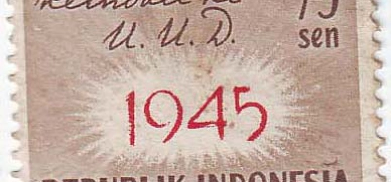 Kembali ke UUD 1945 dalam sebuah prangko (ilustrasi)