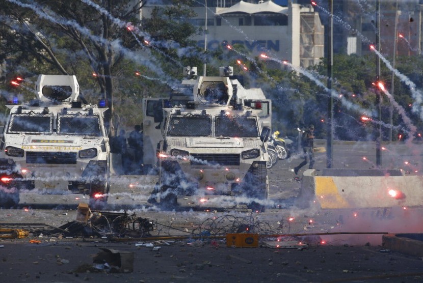 Pasukan Venezuela menewaskan delapan orang penyerang yang datang dari arah Kolombia. Ilustrasi.