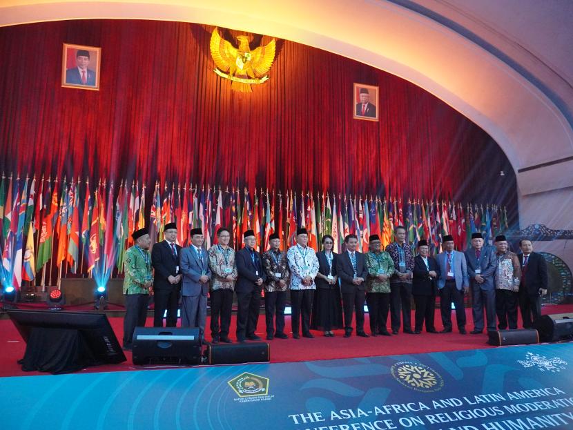 Konferensi moderasi beragama Asia Afrika Amerika latin di Kota Bandung, belum lama ini.