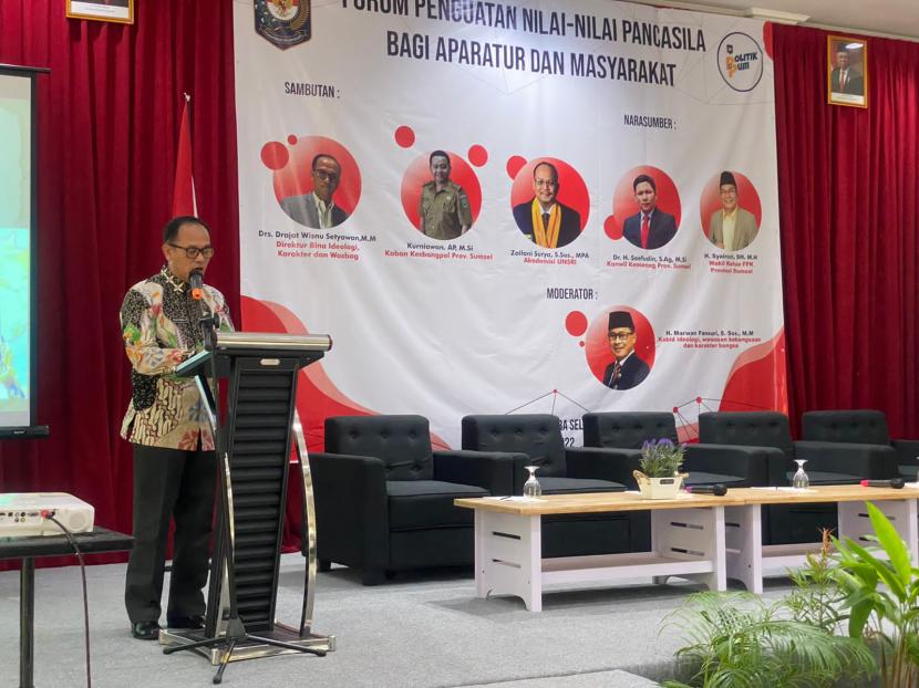 Kemendagri Sosialisasikan Nilai-Nilai Pancasila untuk Aparatur di Palembang