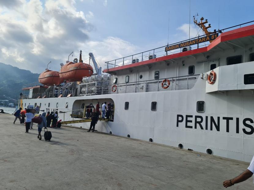 Kemenhub kerahkan kapal perintis KM Sabuk Nusantara guna mendukung kelancaran Sidang Sinode GKI XVIII Tanah Papua.
