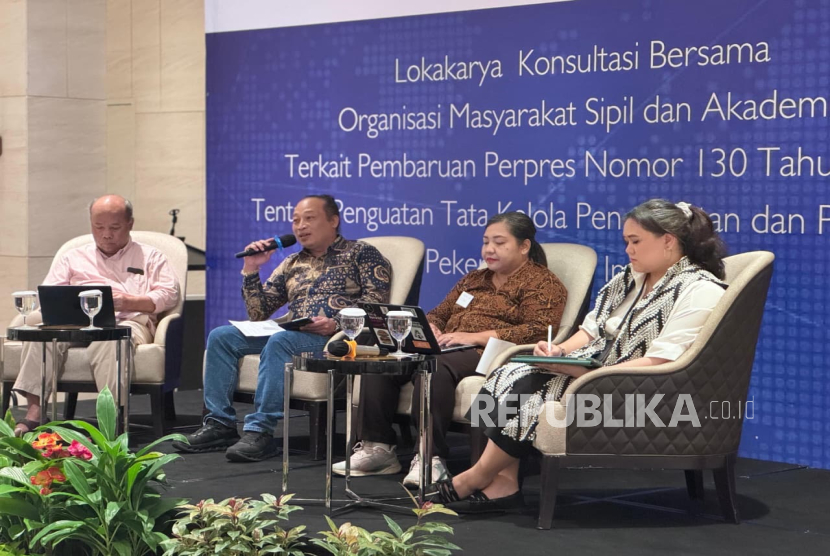 Kemenko PM menggelar lokakarya untuk menampung masukan terkait Perpres perlindungan pekerja migran.