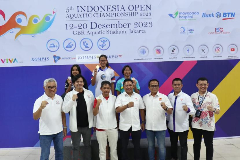Kemenpora membuka gelaran 5th Indonesia Open Aquatic Championship yang akan berlangsung di Stadion Akuatik Gelora Bung Karno, Jakarta, 12-20 Desember 2023. 