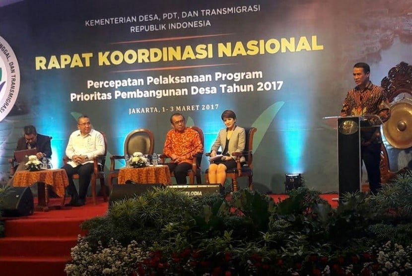 Kementan dan Kemendesa bersinergi membangun embung.