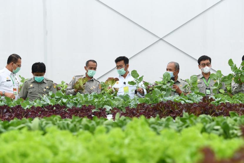 Kementan meningkatkan kualitas vokasi pertanian melalui pembangunan Smart Green House di Politeknik Pembangunan Pertanian (Polbangtan) Bogor.