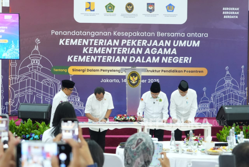 Tiga Kementerian Sinergi Lindungi Santri dan Perkuat Infrastruktur Pesantren