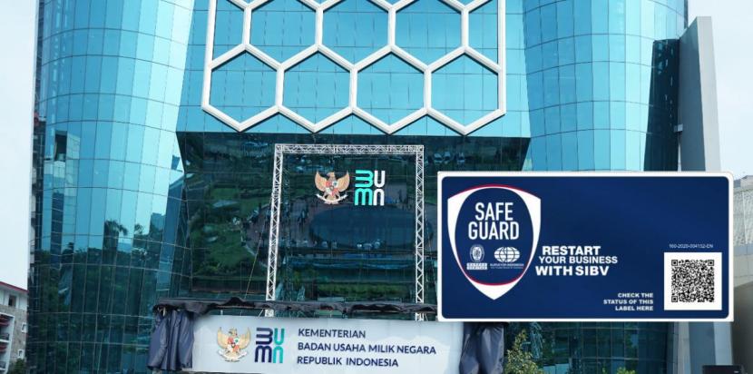 Kementerian BUMN menerima atestasi SafeGuard Label SIBV yang dikeluarkan oleh PT Surveyor Indonesia (Persero).