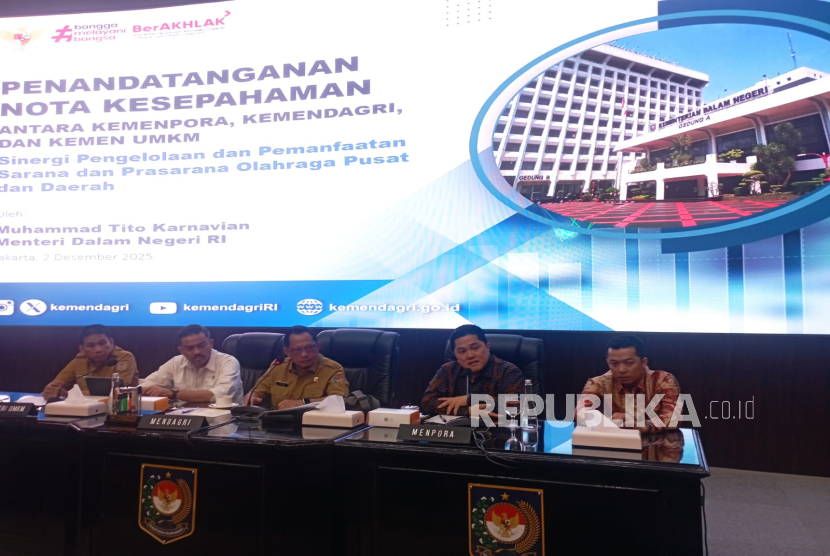 Tiga Kementerian Teken MoU Pengelolaan Stadion, Dorong Pemanfaatan Ekonomi dan Olahraga