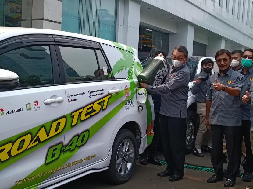 Kementerian ESDM Uji coba jalan mandatori B40, Rabu (27/7). Dok: ESDM