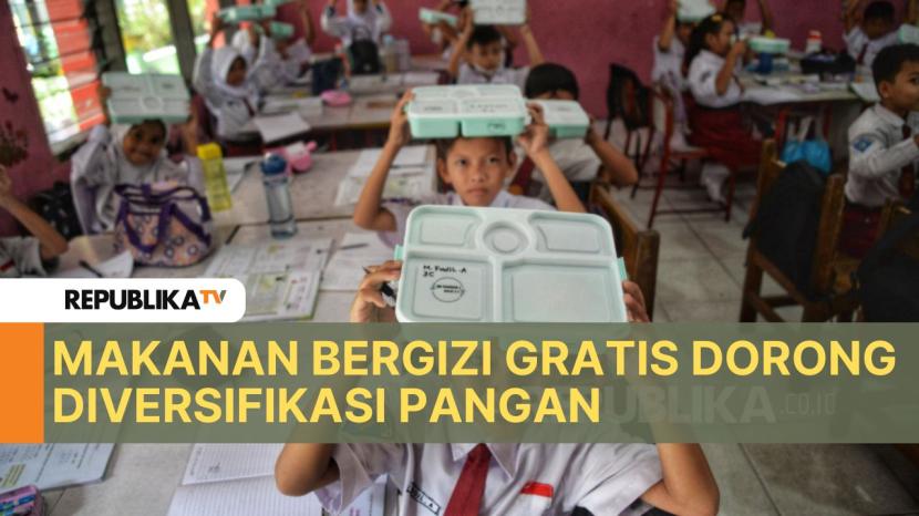 Kementerian Koordinator Bidang Pembangunan Manusia dan Kebudayaan (Kemenko PMK) menilai makan bergizi gratis itu mendorong diversifikasi pangan.