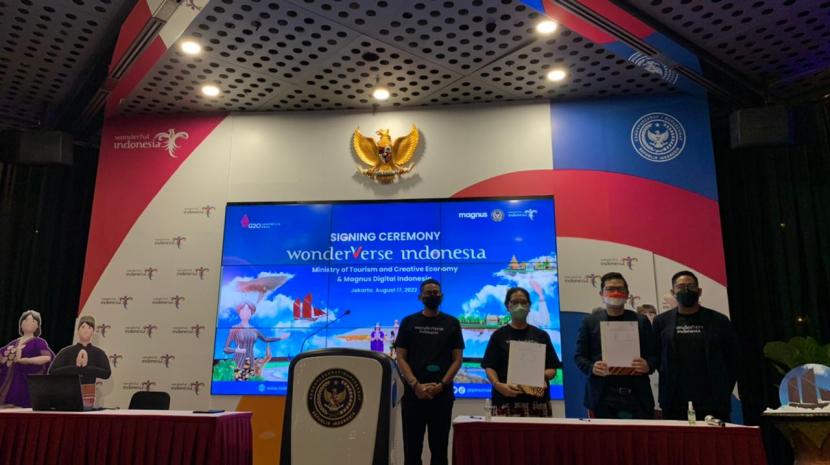 Kementerian Pariwisata dan Ekonomi Kreatif (Kemenparekraf) dan Magnus Digital Indonesia, konsultan ad-tech marketing bagian dari Volare Advertising Network, mengembangkan WonderVerse Indonesia