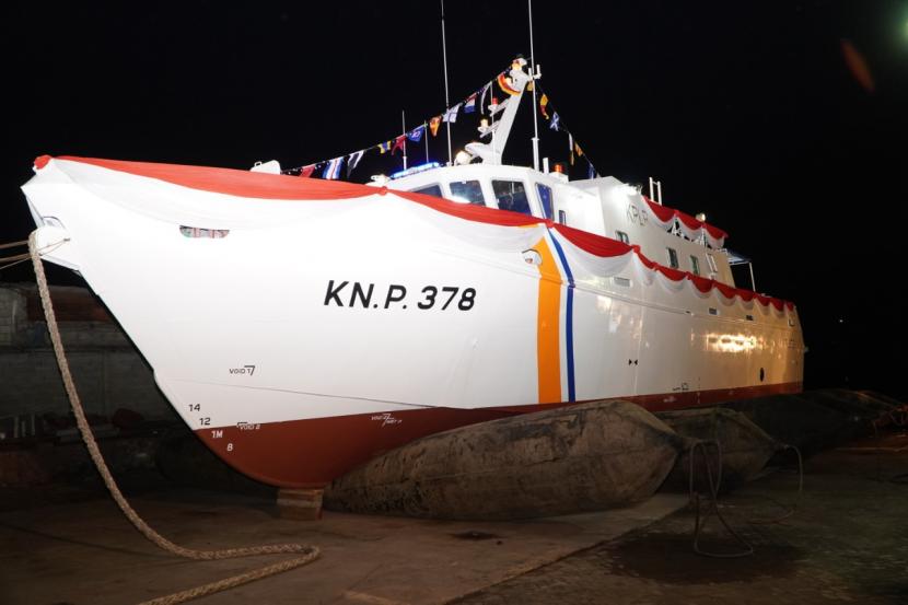 Kementerian Perhubungan cq. Direktorat Jenderal Perhubungan Laut meluncurkan Kapal Patroli KNP.378.